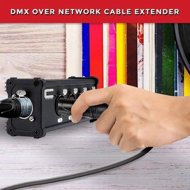 Alt view image 5 of 7 - XLR Snake 4 Channel Audio Over Ethernet - DMX Snake XLR Over Ethernet RJ45 Audio Snakes