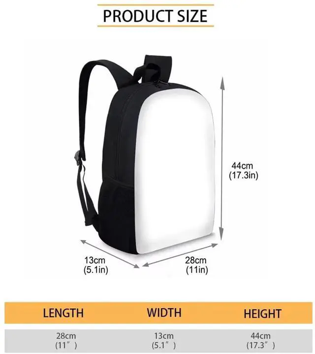 Alt view image 4 of 5 - Modysero Large Capacity 17 Inch Boys Backpack Cool Tiger Print School Bag with Two Side Pocket Durable Lightweight Kids Backpack for School Work Camping Adjustable Strap Laptop Backpack