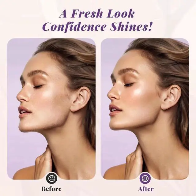 Alt view image 6 of 7 - Sonic Dermaplaning Tool for Women, Rechargeable Face Dermaplane Razor Sonic Edge Technology for Facial Hair, Exfoliating and Peach Fuzz, 10 Rell Blades Purple