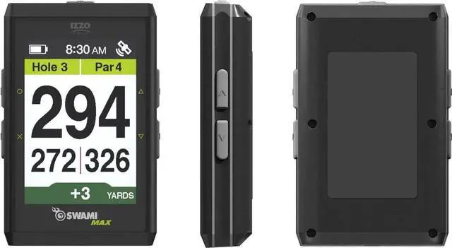 Alt view image 4 of 4 - Golf Swami Max Handheld GPS Unit - Rangefinder Golf GPS with Oversized Large Color Screen for Measuring Golf Distances, Black
