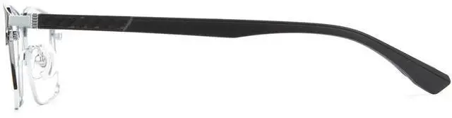 Alt view image 2 of 5 - Cyxus Carbon Fiber 99% Blue Light Glasses Men Women, 23g Semi-rim Square Frame for Computer Gaming 8146