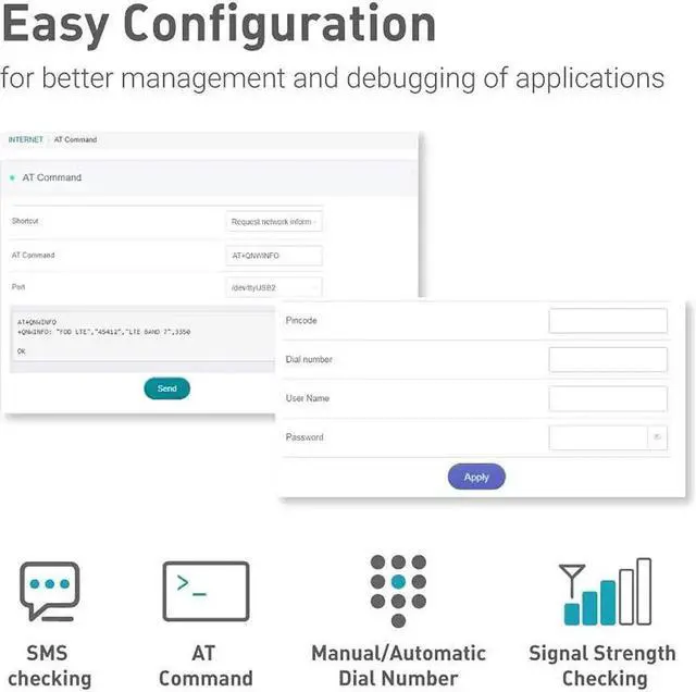 Alt view image 5 of 7 - GL-XE300 (Puli) 4G LTE Industrial IoT Gateway, T-Mobile Only, Router/Access Point/Extender/WDS, OpenWrt, 5000mAh Battery, OpenVPN, Remote SSH, WPA3, IPv6 (EC25-AF), for North America only