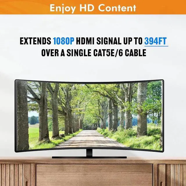 Alt view image 5 of 7 - ® ProAV ® Unlimited N x N HDMI Extender Over Ethernet Cat6 Extender Matrix 12X12 8X8 Switch Switcher Extender by Single Ethernet Cable up to 400ft (Transmitter)