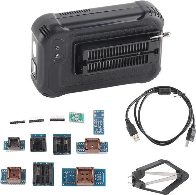 Main image of Universal Programmer Kit, USB Universal Programmer for TL86 Plus EEPROM Flash 8051 AVR MCU GAL with 10 AVR Microcontroller One-to-one Soft Encryption Flash Programmers