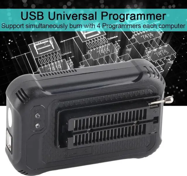 Alt view image 6 of 7 - Universal Programmer Kit, USB Universal Programmer for TL86 Plus EEPROM Flash 8051 AVR MCU GAL with 10 AVR Microcontroller One-to-one Soft Encryption Flash Programmers