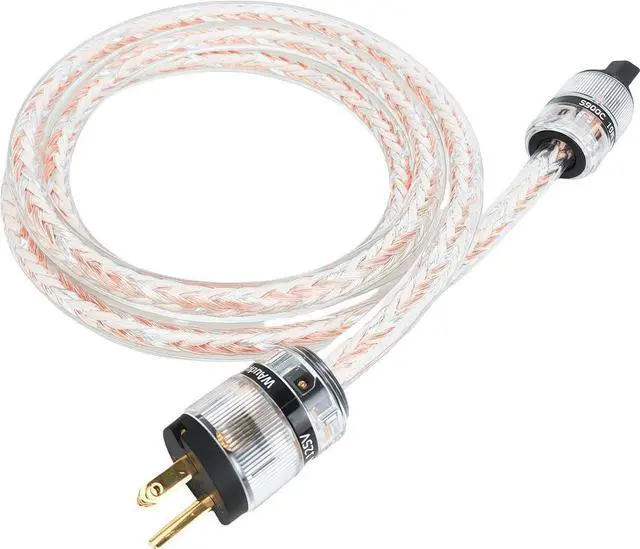 Main image of 10 AWG Audiophile Power Cable, Hi-End OFC Power Cord for Hi Systems (5ft)
