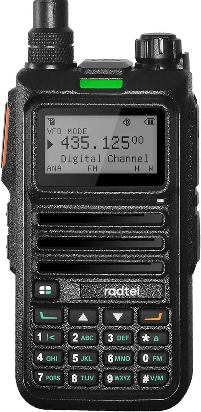 Main image of RT-4D DMR Radio 1024 Channels Walkie Talkie, Dual Band Dual Mode Analog/Digital Two Way Radio, Dual Time Slot Tier 1+2, Ham Radio UHF VHF Spectrum