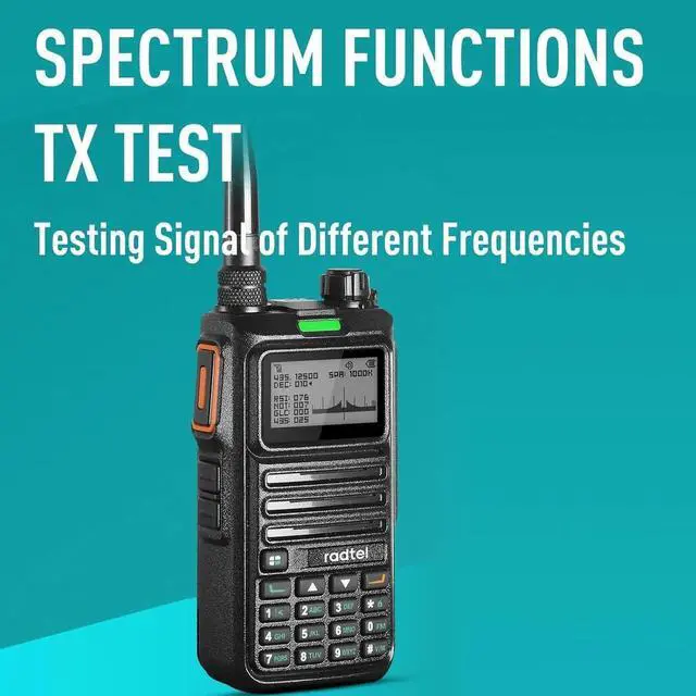 Alt view image 4 of 6 - RT-4D DMR Radio 1024 Channels Walkie Talkie, Dual Band Dual Mode Analog/Digital Two Way Radio, Dual Time Slot Tier 1+2, Ham Radio UHF VHF Spectrum