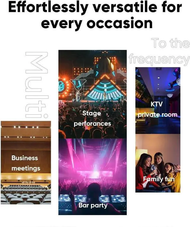 Alt view image 5 of 7 - UHF Wireless Microphone System -Dual Bodypack 260ft Fixed Frequency for Church, Wedding, Conference