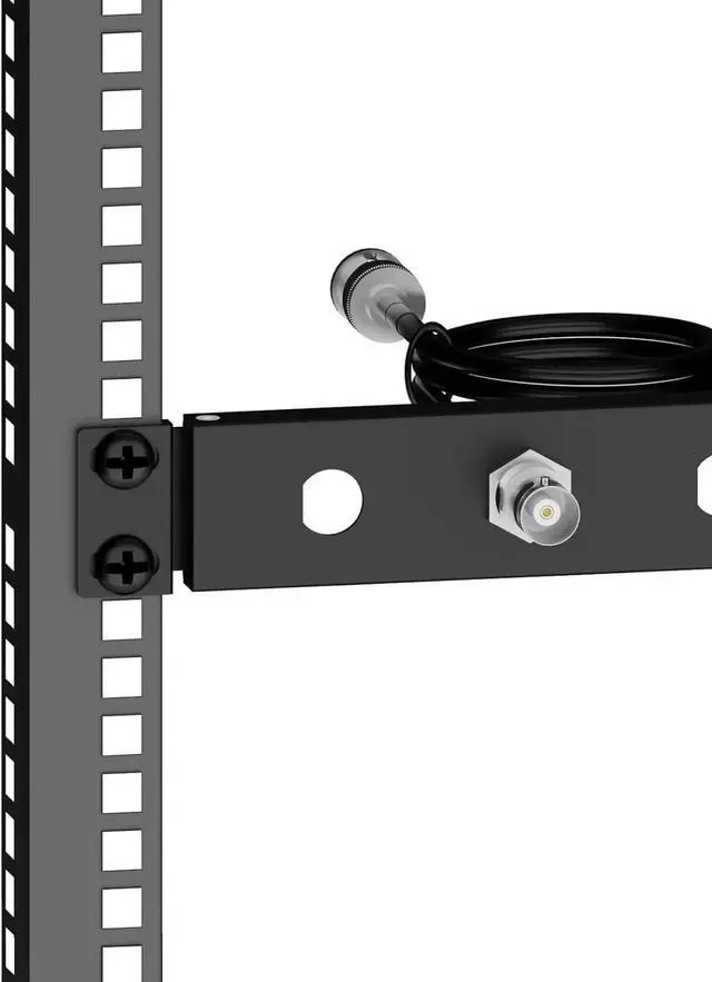 Alt view image 5 of 6 - BNC Antenna Kit19inch Antenna Re-Location Rack Mount KitFour BNC Connecting Cables 2FTCompatible with Full-Rack Wireless Systems