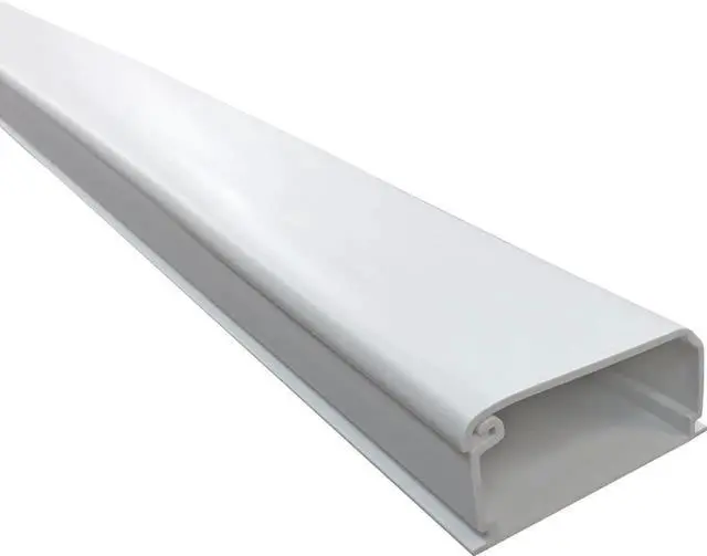 Main image of tra Large Latching Cae Raceway - 2" x 1" Channel (2100 Series) - 58 Inch - 2 Sticks - 116 Inch Total Length - White