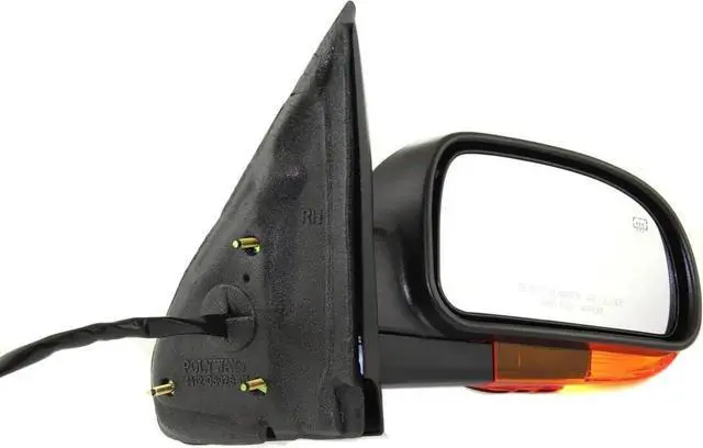 Alt view image 3 of 7 - Kool Vue Driver & Passenger Side Power Heated Mirrors for Chevrolet Trailblazer GMC Envoy 2004-2009 With Signal Light & Memory Paintable