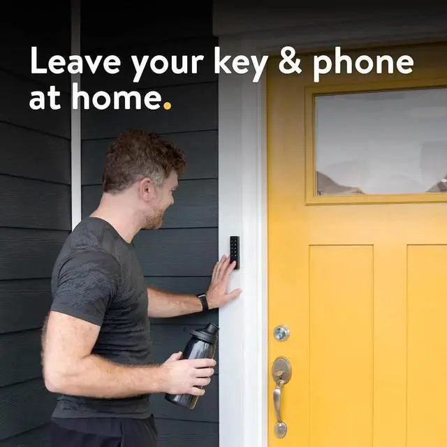 Main image of Keypad 2, Fingerprint Door Access, Secure Code Entry for Smart Lock, Easy Install, Keyless Entry for Kids, Seniors, Guests, Smartphone-Free Access