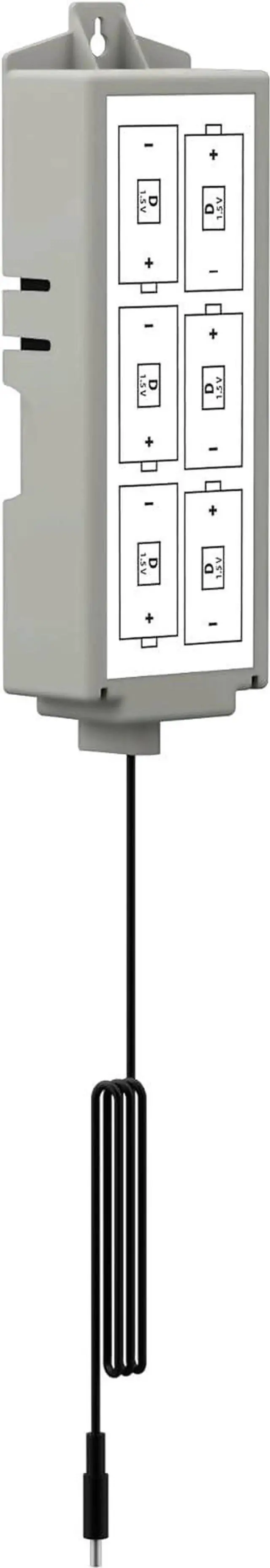 Main image of Smart Shower Digital Backup Battery Kit with 6 D Batteries, 179573 Gray -