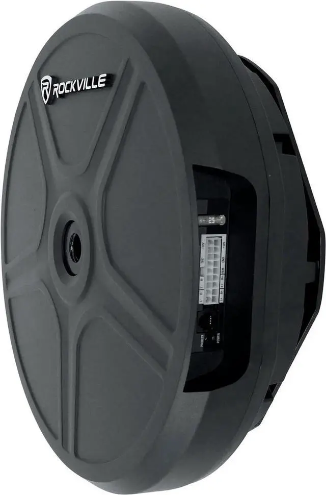 Alt view image 5 of 7 - RockGhost V2 800W Powered 11" Car Subwoofer, Anti-Theft Spare Tire Design, Deep Bass, Easy Install, Perfect for Car Audio Enthusiasts