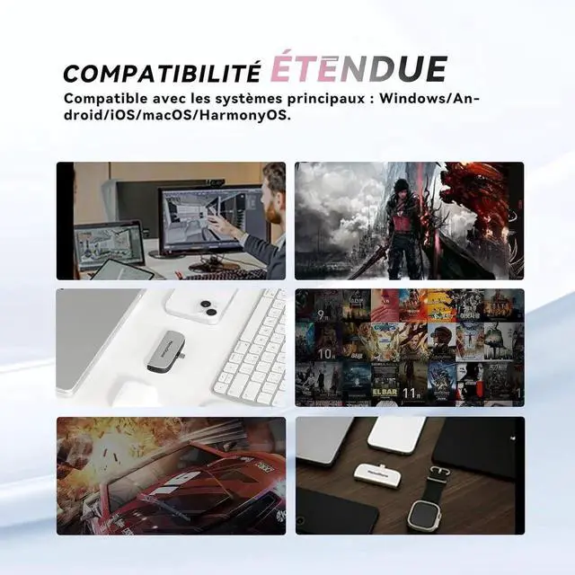 Alt view image 4 of 6 - MemoStone 2TB Portable USB-C External SSD 2000MB/s, High-Speed Solid State Drive with USB 3.2 Gen2x2 20Gb/s Interface, Compatible with iPhones/Tablets/Laptops