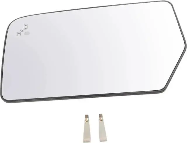 Main image of Driver Side Heated Mirror Glass with Blind Spot Detection Compatible with 2015-2017 Ford Expedition, 2015-2017 Lincoln Navigator FO1324161 FL7Z17K707C