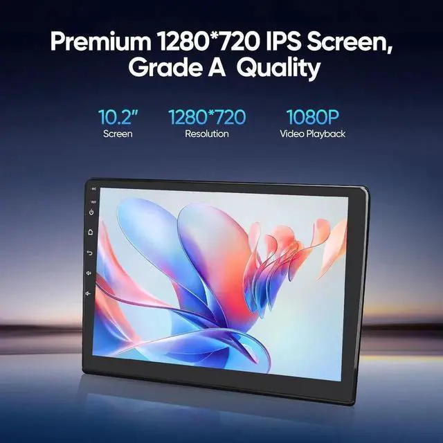 Alt view image 5 of 7 - Car Radio Stereo Upgrade for Jeep Wrangler JK Compass Grand Cherokee Dodge Ram with Wireless CarPlay/Android Auto/10.2'' TouchScreen/Android12/GPS Navigation/Backup Camera (New-HC-Jeep 2+32G)