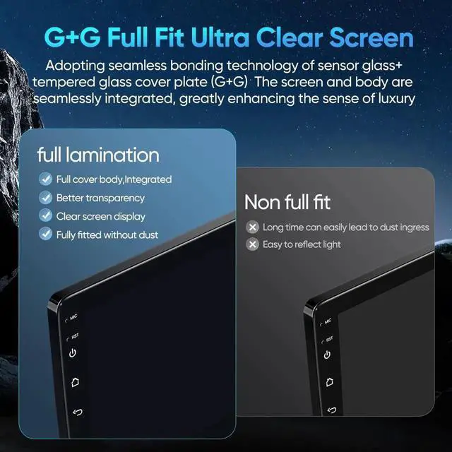 Alt view image 6 of 7 - Car Radio Stereo Upgrade for Jeep Wrangler JK Compass Grand Cherokee Dodge Ram with Wireless CarPlay/Android Auto/10.2'' TouchScreen/Android12/GPS Navigation/Backup Camera (New-HC-Jeep 2+32G)