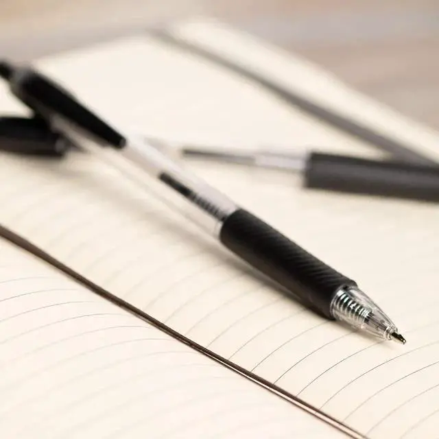 Alt view image 6 of 6 - Bulk Pens - 200 Pack, Black Retract, Medium Ballpoint - Smooth Writing with Comfort Grip - Ink Pens Bulk for Office & School Supplies