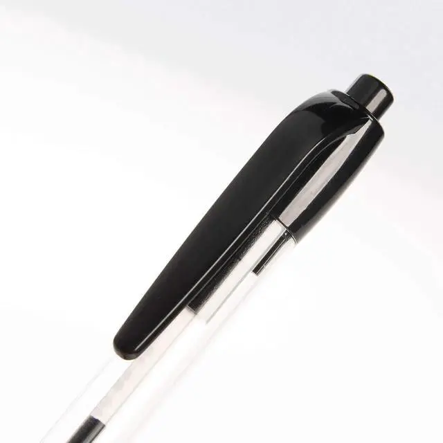 Alt view image 3 of 6 - Bulk Pens - 200 Pack, Black Retract, Medium Ballpoint - Smooth Writing with Comfort Grip - Ink Pens Bulk for Office & School Supplies