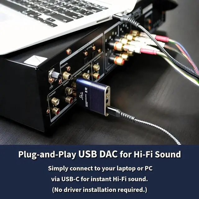 Alt view image 4 of 7 - 6 LDAC Bluetooth DAC aptX Adaptive/HD, USB & Optical in/Out, Hi-Res Audio, Headphone Amp, Compact Wireless Adapter for Home Stereo & Vintage Amps