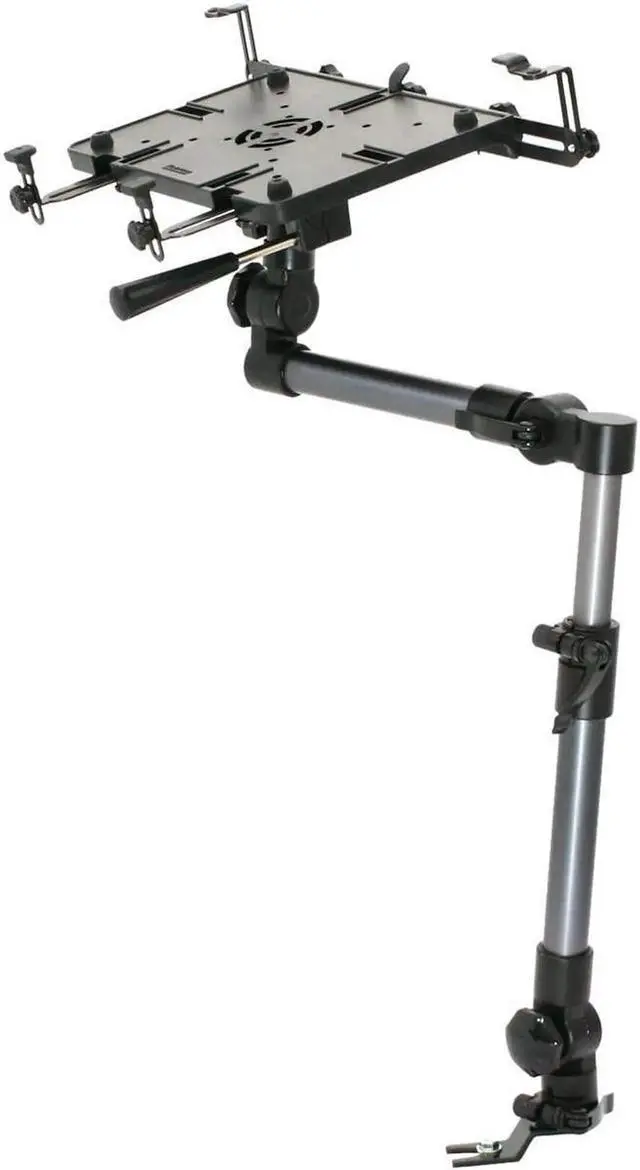Alt view image 3 of 6 - MS-526B Heavy Duty Laptop Mount Holder for Cars, Trucks, SUVs, and other Applications with Complete Accessory Package