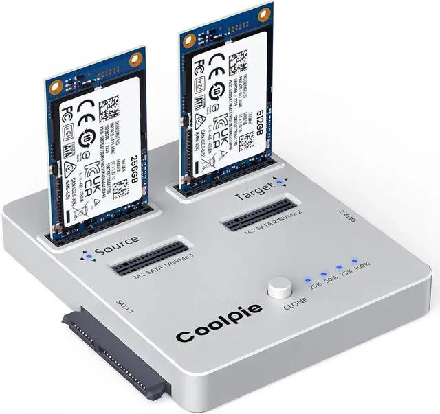 Main image of CR311 3-in-1 SSD Cloner, USB3.2 Gen2*2 M.2 Reader, Supports M.2 NVMe/SATA, SATA 2.5''/3.5'' HDD