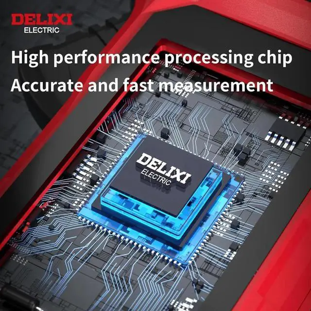 Alt view image 3 of 6 - Professional Clamp Meter 1000A AC/DC Amp Clamp Multimeter & 1000V Voltage Tester True RMS, Inrush, VFD, LOZ - Measures Resistance, Temperature, Capacitance and Frequency, MAX/MIN Hold