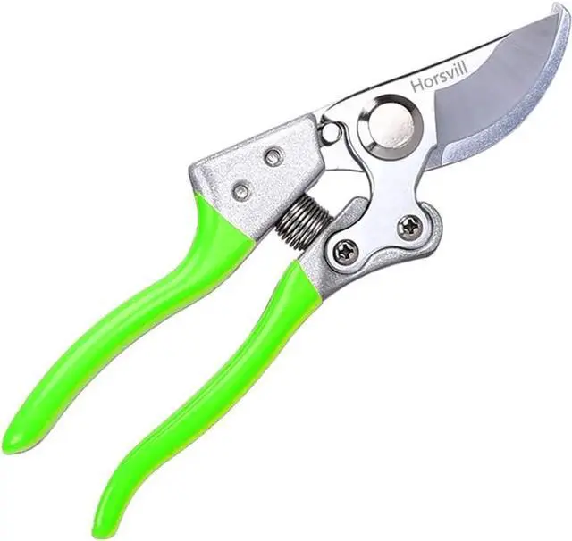 Main image of Garden Shears, Japanese Pruning Shears for Heavy Duty, Flowers Herbs Grapes Plant and Branch Cutters, Clippers, Trimmers, Scissors (Green) Green -