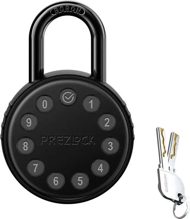 Main image of Electronic Combination Padlock with Key Backup, Suitae for Outdoor and Heavy Duty uses, Water Rstant, IP65 Weatherproof.