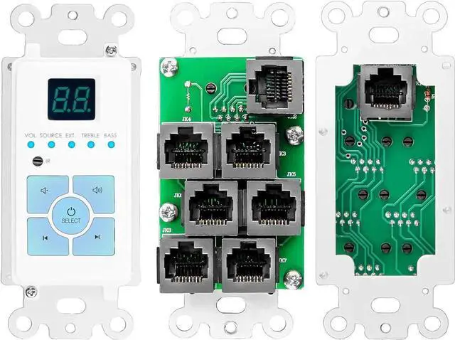 Alt view image 2 of 5 - OSD Optional Control Keypad Kit with IR Receivers for Nero Max12 Multi Channel Amplifier