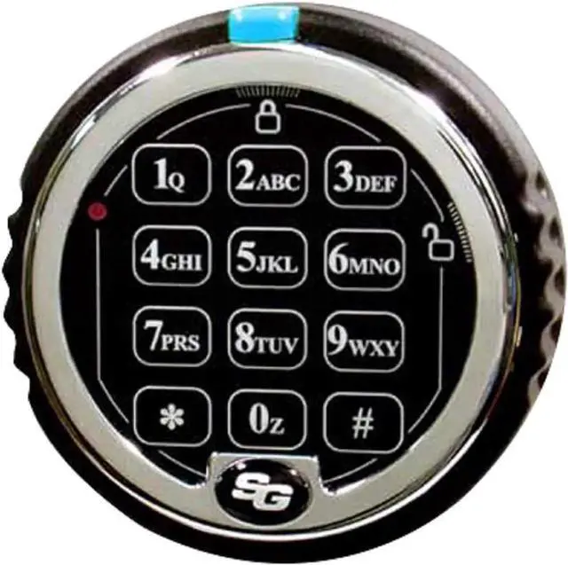 Main image of Sargent and Greenleaf S&G Model 2007-102 Titan DirectDrive Electronic Safe Lock Kit, High Security E Rstant Keypad for Gun Safes