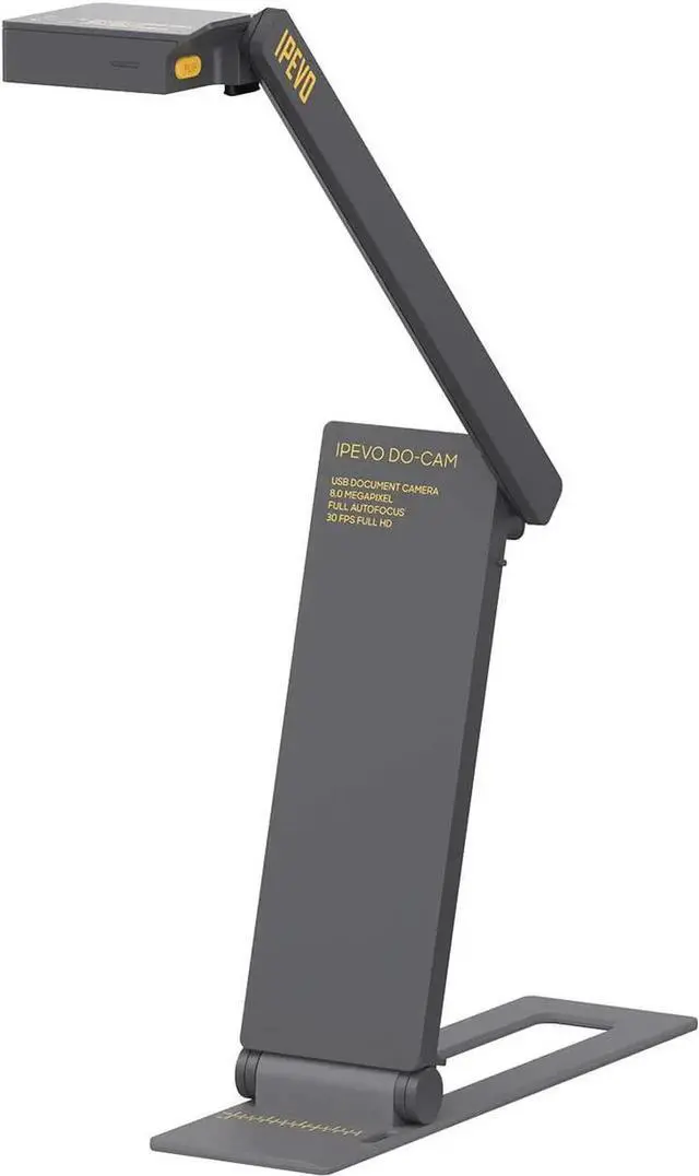 Alt view image 3 of 7 - DO-CAM Portable & Compact Ultra HD 8MP USB Camera for Professional Visual Presentations and Communication Real-time Image Capture, Webcam Conference Call, Distance Learning, Remote Work Gray -