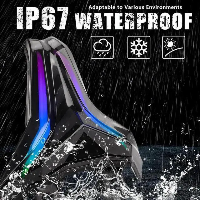 Alt view image 4 of 7 - Motorcycle LED Tail Lights RGB Control for NINJA 400 2018-2024 Z400 Z250 Z400 Z1000 Z1000R ZX6R ZX10R ZX10RR Rear Brake Light DRL with Turn Signals Sequential Dynamic Indicator