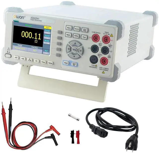 Main image of Digital Multimeter AC DC Current Voltage 3.7in Screen True RMS 55000 CountsDC Voltage Accuracy up to 0.025%2 Line Display Desktop Type XDM2041