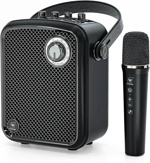 Alt view image 3 of 5 - Wireless Voice Amplifier with Microphone, Portable PA Speaker System, 70W Bluetooth 5.3 Karaoke Machine for Teachers, Public Speaking, Events, Singing, Parties, Supports Guitar, Headphone - S100
