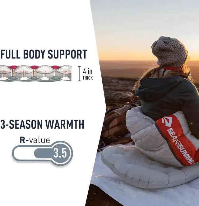 Alt view image 4 of 7 - Ether Light XT Extra-Thick Insulated Sleeping Pad, Women's Regular (66 x 21.5 x 4 inches)