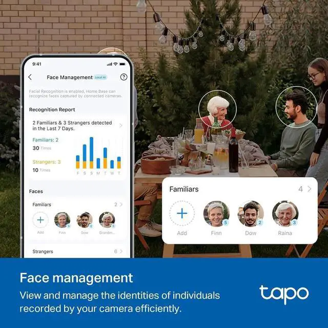 Alt view image 4 of 6 - Tapo Smart Home Central Hub for Smart Devices Connect up to 16 Tapo Cameras & 64 Sub-G Sensors, Built-in 16GB Storage + 2.5'' SATA Expandable Storage Option, Improves Camera AI Accuracy Tapo H500