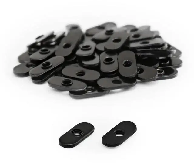 Main image of 8020, 3382, 10 Series Steel 1/4-20 Centered Slide in Economy T-Nut Steel T-Slot Accessories for Aluminum trusion Hardware Nuts (100 Pack)