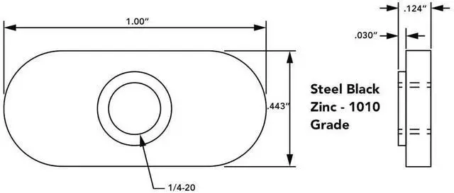 Alt view image 3 of 7 - 8020, 3382, 10 Series Steel 1/4-20 Centered Slide in Economy T-Nut Steel T-Slot Accessories for Aluminum trusion Hardware Nuts (100 Pack)