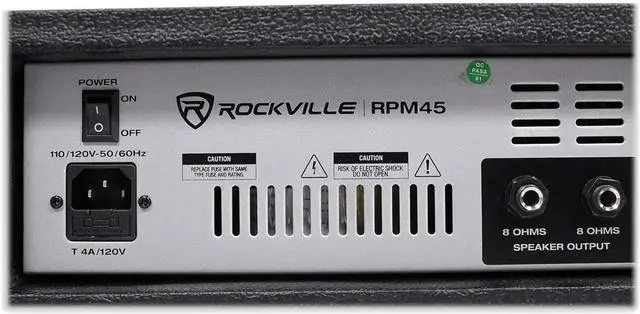 Alt view image 6 of 6 - RPM45 1800w Powered Soundboard Mixing Console Mixer For Church/School