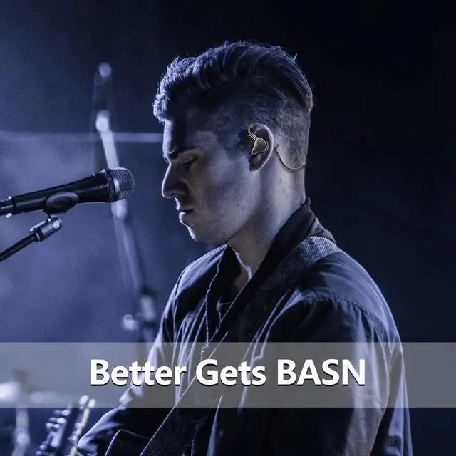 Alt view image 2 of 7 - Bmaster5 in Ear Monitors, 1DLC Diaphragm+4BA 5 Drivers Drummers Headphones with Silver-Plated OFC Cable, Noise Isolation IEM Earbuds for Musicians (Midnight Black)