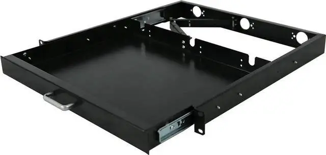 Main image of 1U Rack Mount Sliding Keyboard Tray Cantilever for Server Data Network Rack