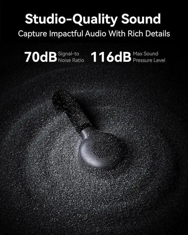 Alt view image 2 of 7 - Hollyland Lark M2S Ultimate Combo (Camera RX+USB-C RX+Lightning RX) Wireless Lavalier Microphone for iPhone/Camera/Android/PC, Compact Mic, Titanium Clip, Noise Cancelling, Content Creation Black