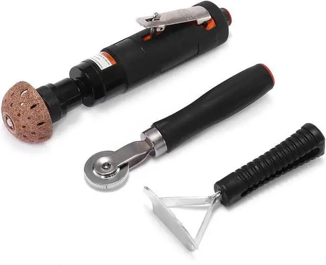 Main image of Pneumatic Tire Buffer Full Kit, Air Tire Grinder with Tire Patch Roller and Tire Scraper