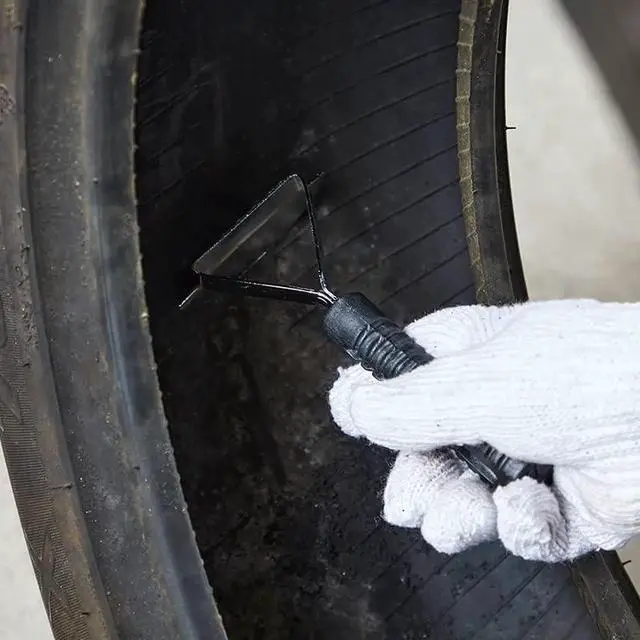 Alt view image 3 of 5 - Pneumatic Tire Buffer Full Kit, Air Tire Grinder with Tire Patch Roller and Tire Scraper