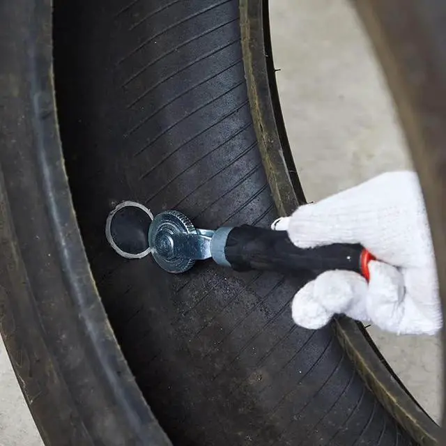 Alt view image 2 of 5 - Pneumatic Tire Buffer Full Kit, Air Tire Grinder with Tire Patch Roller and Tire Scraper