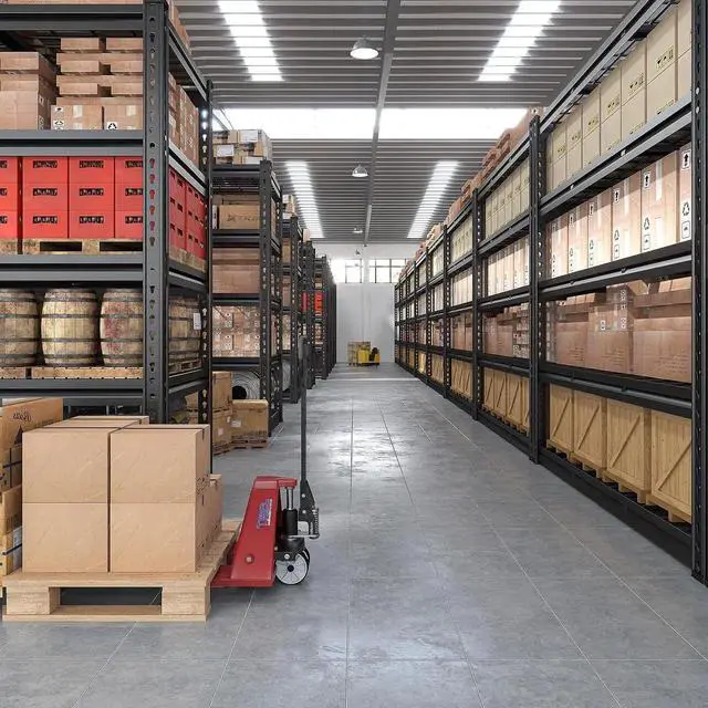 Alt view image 5 of 7 - 48" W Garage Shelving 3000LBS Metal Shelving Heavy Duty Storage Shelves Adjust Metal Shelf 5 Tier Pantry Shelves for Warehouse Garage Basement Pantry 48" W x 24" D x 72" H