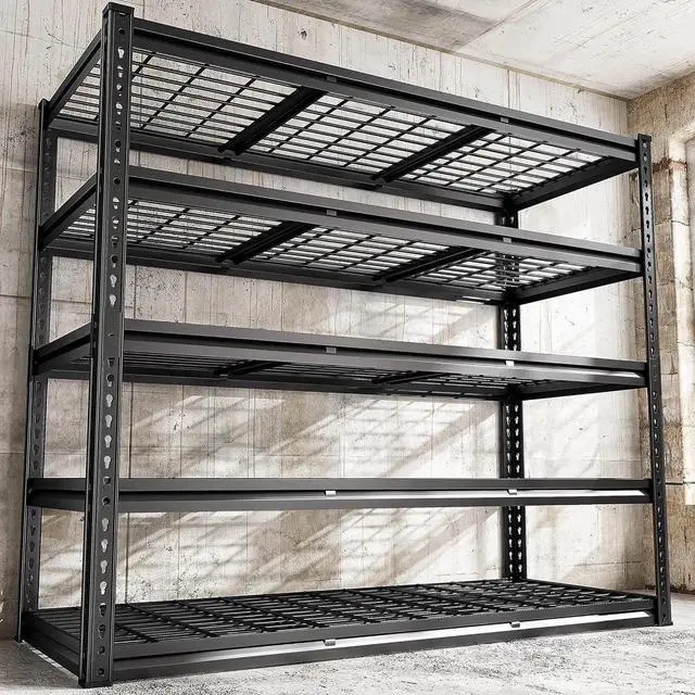 Main image of 48" W Garage Shelving 3000LBS Metal Shelving Heavy Duty Storage Shelves Adjust Metal Shelf 5 Tier Pantry Shelves for Warehouse Garage Basement Pantry 48" W x 24" D x 72" H